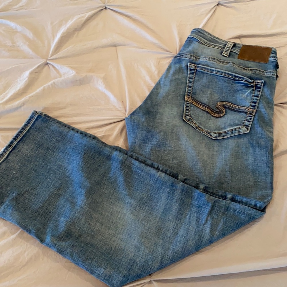 Men’s Silver Jeans 38x30